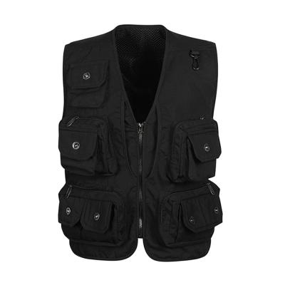 China Men's Casual Quick-drying Breathable Wholesale Hunting Vest Outdoor Sports Vest Voluntary Jurnalist Vest for sale