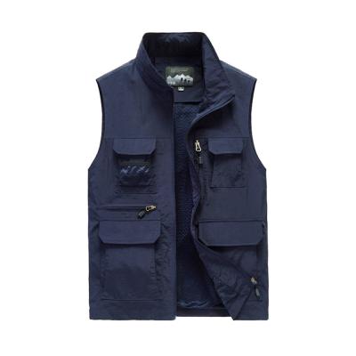 China Breathable / Thin & Light / Anti-Static / Wearable / Soft Recommend Anti-Pilling Multicolor Polyester Men's Vests Vest For Climbing Shooting Photography Hooking Fisherman for sale