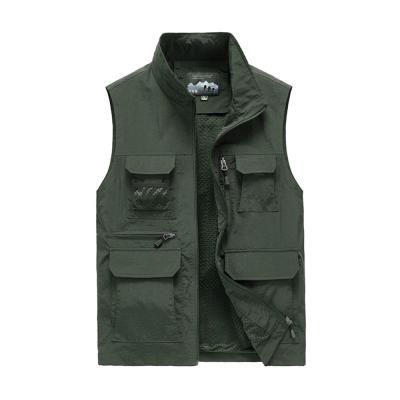 China New Arrival Polyester Mesh Comfortable Men's Breathable Vests And Vests Multifunctional Men's Breathable/Thin And Light/Anti-Static/Wearable/Soft Vest for sale