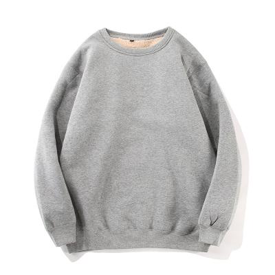 China Cheap high quality simple white anti-pilling men's college crewneck autumn pullover style sweatshirt for sale