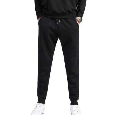 China Good quality custom made anti-pilling logo fleece sweatpants for fall male winter plus size men joggers for sale