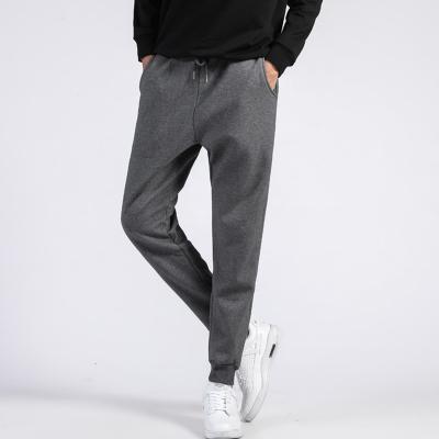 China Hot sale thick anti-pilling fleece striped jogger pants with unisex sweatpants with fur inside for sale