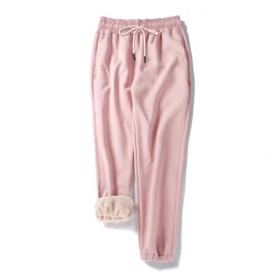 China Wholesale Cheap Fashion Sweatpants Women Anti-static Sweatpants Shearing Sweatpants For Daily Life for sale