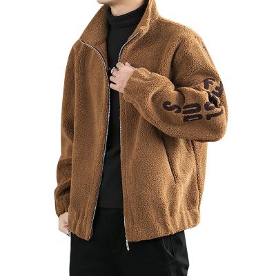 China Wholesale Casual Style Long Sleeve Windproof Men's Leisure Thick Warm Fleece Zipper Jacket for sale