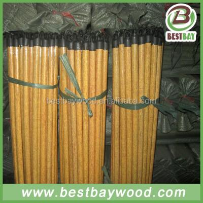 China Factory Price Sustainable Wooden Stick Machine , Wooden Broom Handle PVC Coated /wooden Brush Handle for sale