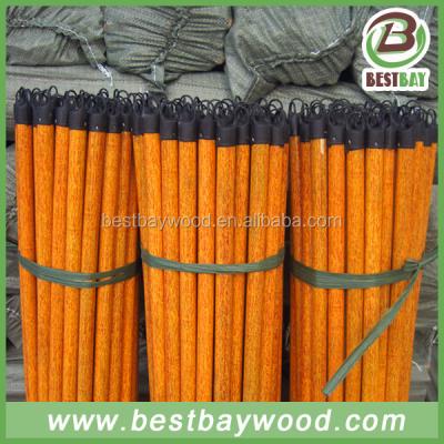 China Viable factory direct wholesale PVC coated broom handle/broom stick/wooden broom stick for sale