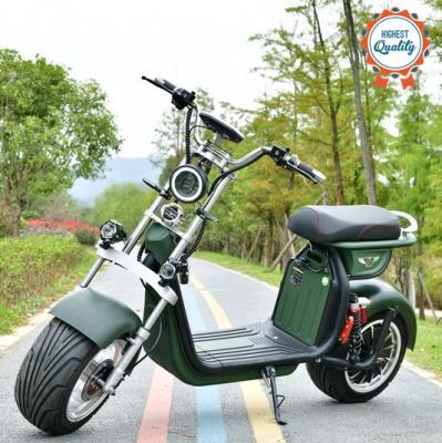 China BT music speaker +led lights Citycoco in Holland Warehouse, high quality cheap door to door electric scooter with 2000W for sale