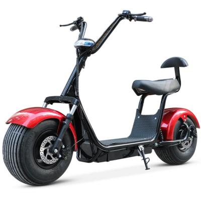 China Bluetooth speaker +led lights 2019 fashion scooter citycoco 2000w electric scooter for sale