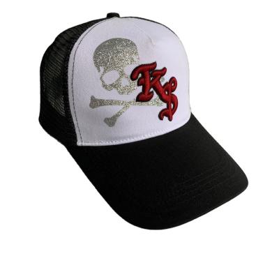 China JOINT Hot Custom 5 Panels Mesh Baseball Cap 3D Embroidered Mesh Hat for sale