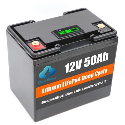 China Hot Selling Toys Phosphate 12V50AH Lifepo4 Battery BMS 12V IP61 12V150A Lifepo4 Battery Pack for sale