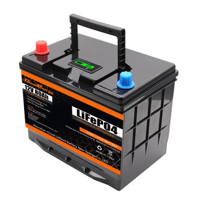 China Toys OEM Logo 12.8V 80Ah BMS 12V IP61Lifepo4 Battery Pack Front Terminal Battery for sale