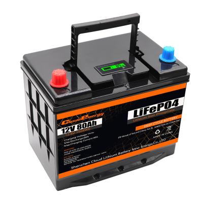 China Toys 12 Volt Rechargeable Deep Cycle 12.8V 80Ah 100Ah 120Ah 150Ah 200Ah Lifepo4 Lithium Ion Battery Solar for sale