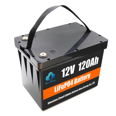 China Toys Phosphate 12V120AH Lifepo4 Battery BMS 12V IP61 12V120A Lifepo4 Battery Pack for sale