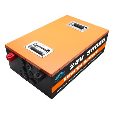 China Hot Selling Home Appliance Phosphate 24V300Ah Lifepo4 Battery BMS 24V IP61 24V300A Lifepo4 Battery Pack for sale