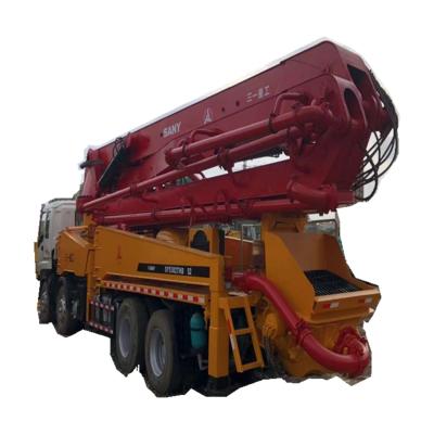 China High working efficiency china top brand concrete pump truck sy5382thb in stock and ready to work 5382thb sy 37m 45m 47 48m 52m good working condition for sale