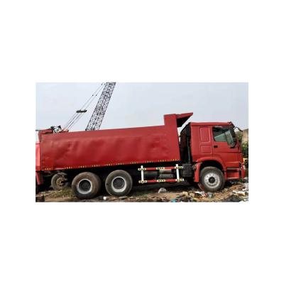 China Red Mining Engineering 12 Ton HOWO375HP 6X4 Dump Truck With Good Condition For Sale for sale