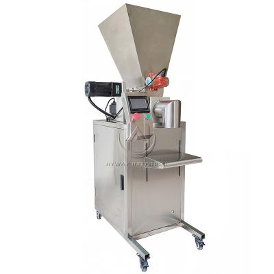 China HWY 50-5000g Food Factory Manufactured Semi Automatic Pocket Weighted Bottle Powder Filling Machine By Auger Screw for sale