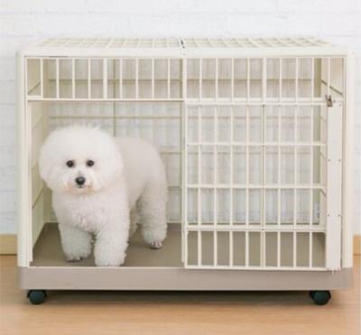 China Sales Large PP Resin Durable Warm Breathable Pet Crate Antirust Indoor Outdoor Indoor Pet Cages for sale