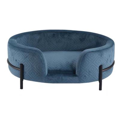 China Unique Quality Suede Guaranteed Breathable Indoor Soft Luxury Pet Sofa Bed Pet Sofa for sale