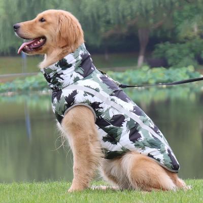 China New Viable Wholesale Pet Clothes Autumn And Winter Large Dog Reflective Warm Coats Dog Clothes for sale