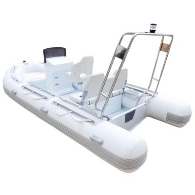 China PVC 14ft Aluminum Semi Rigid Inflatable Boat Rib 430 for sale