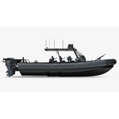 China 7m Hull Small Aluminum Rigid Inflatable Rib Sports Fishing Boat 4 Person 520 Small PVC Gear Fiberglass 23ft for sale