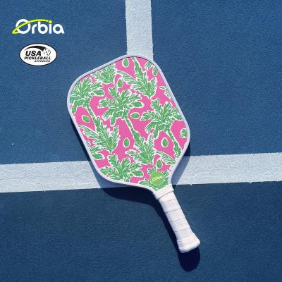 China Customized ORBIA Toray t700 Carbon Fiber Pickleball Paddle USAPA Pickle Ball Paddle Thermoformed Pickleball Racket for sale