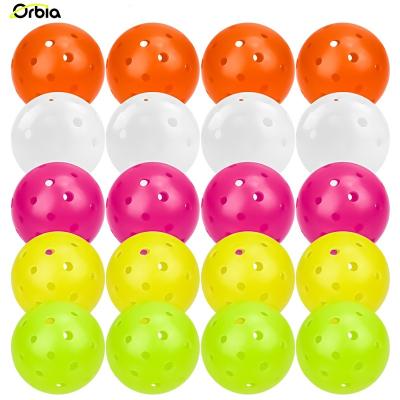 China Durable Custom Logo Dura Fast 40 Pickleball Balls Outdoor Usapa Seamless PE Pickleball Balls for sale