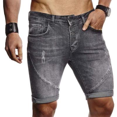 China 2021 Hot Selling Comfortable Men's Thin Hole Denim Men's Jeans Breathable Blue Shorts Pants for sale