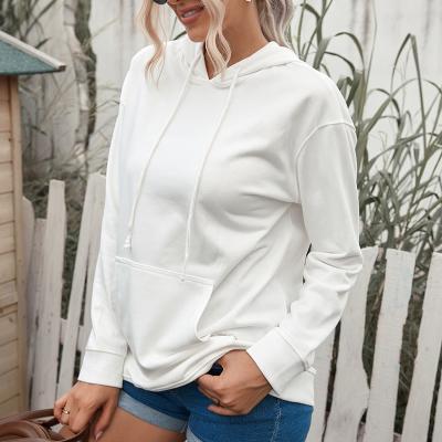 China Wholesale Custom Anti-wrinkle High Quality Block Sleeve Pullover Sweatshirts Women Oversized Hoodie Long for sale