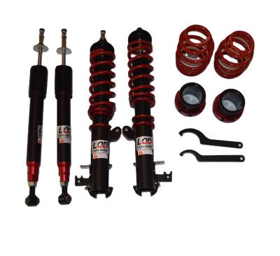 China Car suspension parts LOD shock absorber and height adjustable coilover suspension kit for city 08 for sale