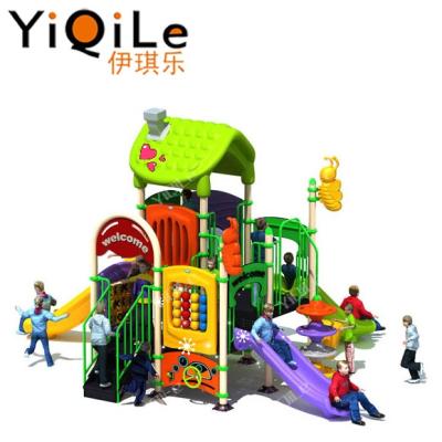 China Eco-Friendly Small Outdoor Playground Eco-Friendly For Preschool Children Playground Plastic Material Outdoor Small Size Slides for sale