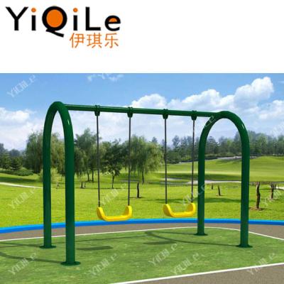 China Lovely outdoor swing rope kindergarten swing children two swing popular new seat dresser for sale for sale