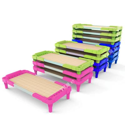 China Modern European YQL-Colorful Children Furniture Folding Single Beds for sale