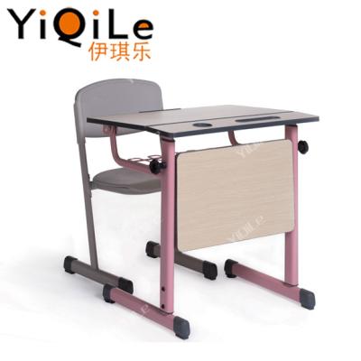 China simple modern student furniture desk and chair simple school furniture for sale