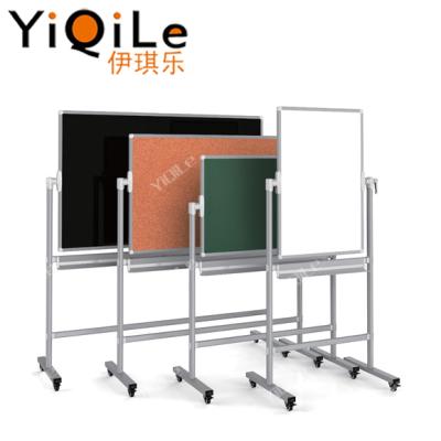 China Environmental friendly luxury mobile factory high quality blackboard double faced blackboard one frame blackboard for sale