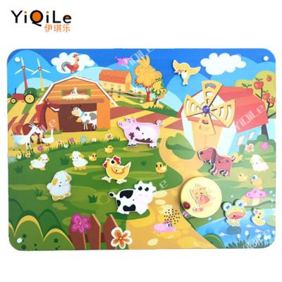 China Study Funny Animal World Learning Board Kids Educational Toys for sale