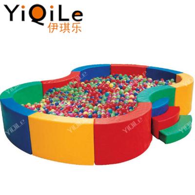 China Hot Sell Playground Kids Ball Game Indoor Soft Kids Funny Soft Pit Playground Equipment Eco-friendly Soft Pit Material for sale