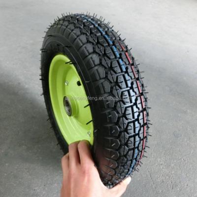 China Machinery Repair Shops Wheel Barrow Pneumatic Rubber Wheel 3.50-8 Tire 350-8 for sale