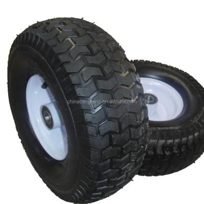 China Machinery Repair Shops Lawn Mower Rubber Wheel 15x6.00-6 for sale