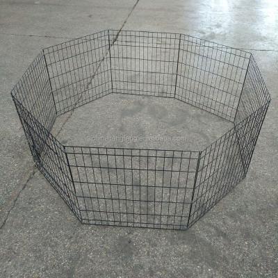 China Sustainable Folding Metal Wire Mesh Dog Fence for sale