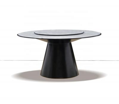 China Household Furniture luxury Modern Style Marble Round Dining Table Kitchen Guest Dining Room Home Restaurant for sale