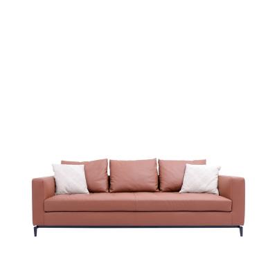 China Home sofa European Style Italian Luxury Modern Genuine Living Room Furniture Leather Sofa for sale