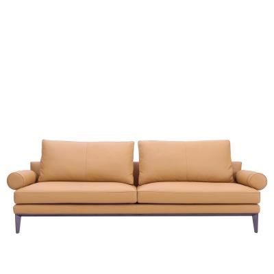 China Home sofa Italian Furniture Modern Living Room Home Interior Corner Leather Sofa for sale