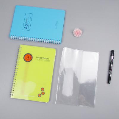 China Wholesale Eco-friendly Waterproof PVC Sleeve Transparent Protective Book Cover Adjustable for sale