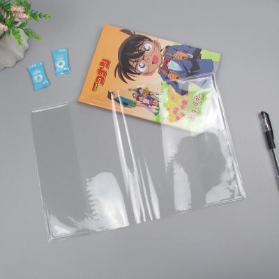 China Notebook Customize Book Covers PVC Stretch Book Cover For A5 A4 B6 A3 Transparent Matte Color for sale