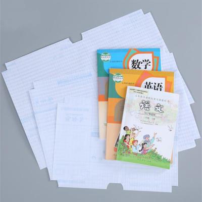 China Eco-friendly Clear A4 22k 16k Textbook Covers Case Self Adhesive Stickers Film Waterproof Book Cover Organizer for Textbooks for sale