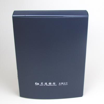 China Wholesale Office Stationery Eco-Friendly Folder Box Plastic Box Folder With Button for sale