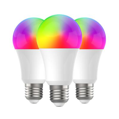 China A60 9W Tuya APP Control SMD LED Bulb Dimmable CCT RGB Smart WIFI LED Bulb Light Residential Dimmable Lamp for sale