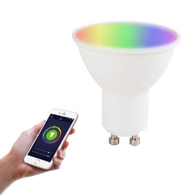 China Residential Smart Wifi GU10 4.5W Low Price Led Light Bulb Multi Color Remote Control By Tuya Smart for sale